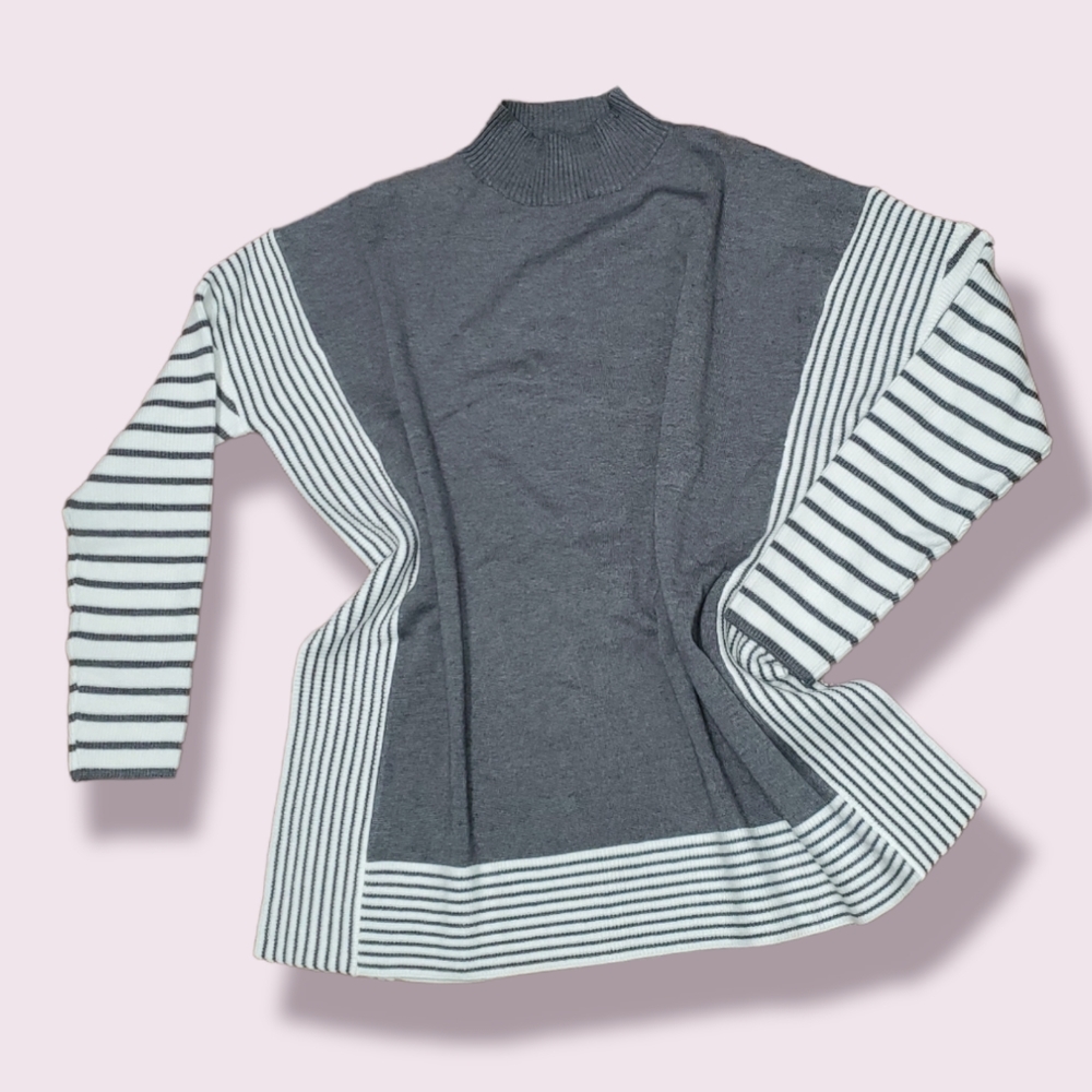 1- Mock neck sweater(new without tag)
